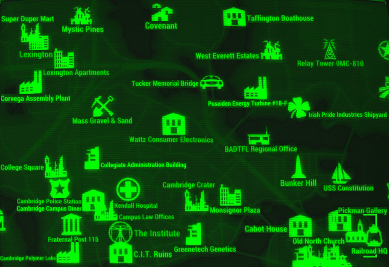 Image FO4 map Old North Church.jpg Fallout Wiki FANDOM powered by Wikia