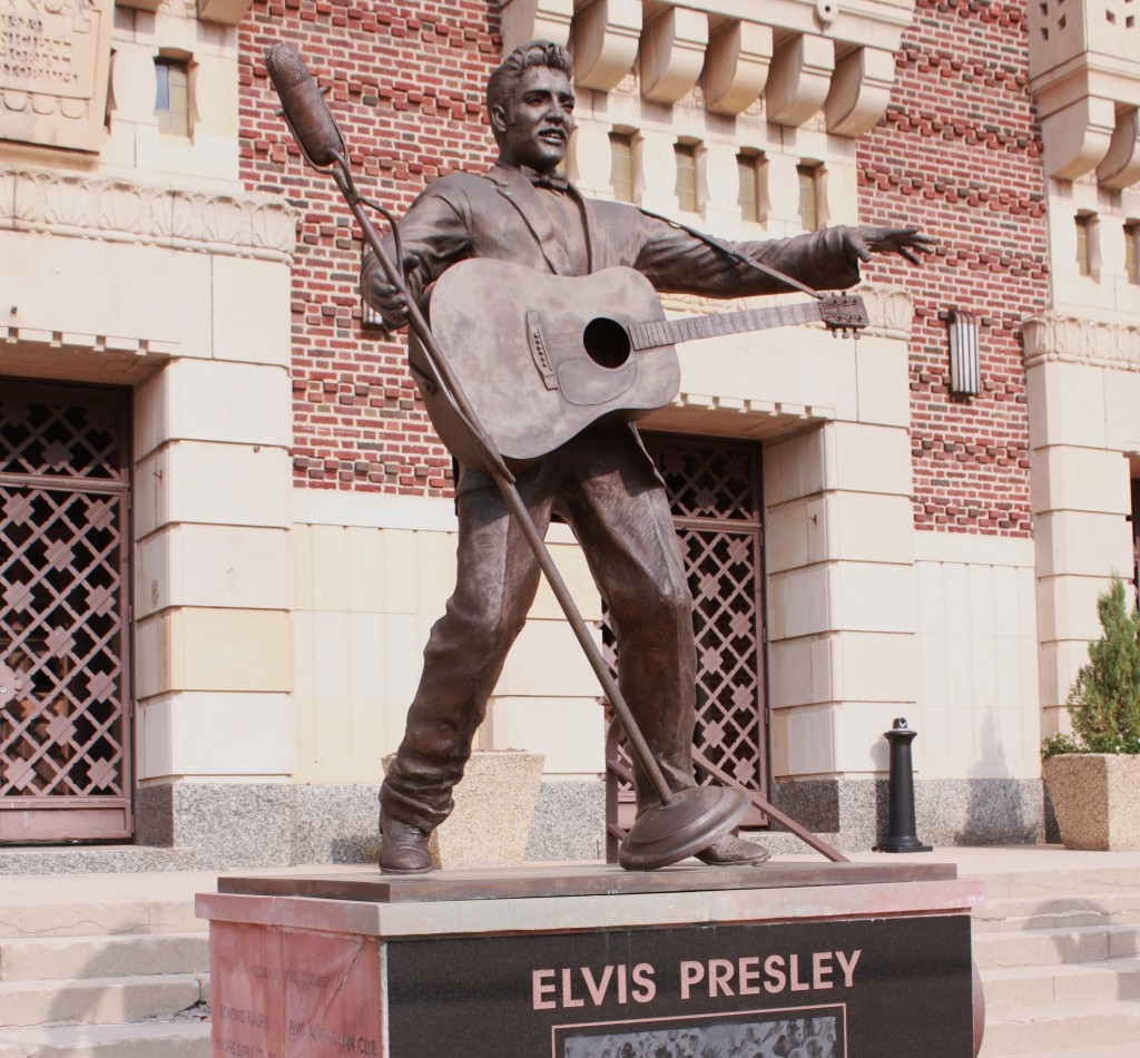 Image result for Elvis Presley, statue