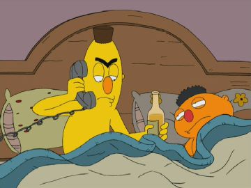 gay bert and ernie family guy gay bert and ernie family guy