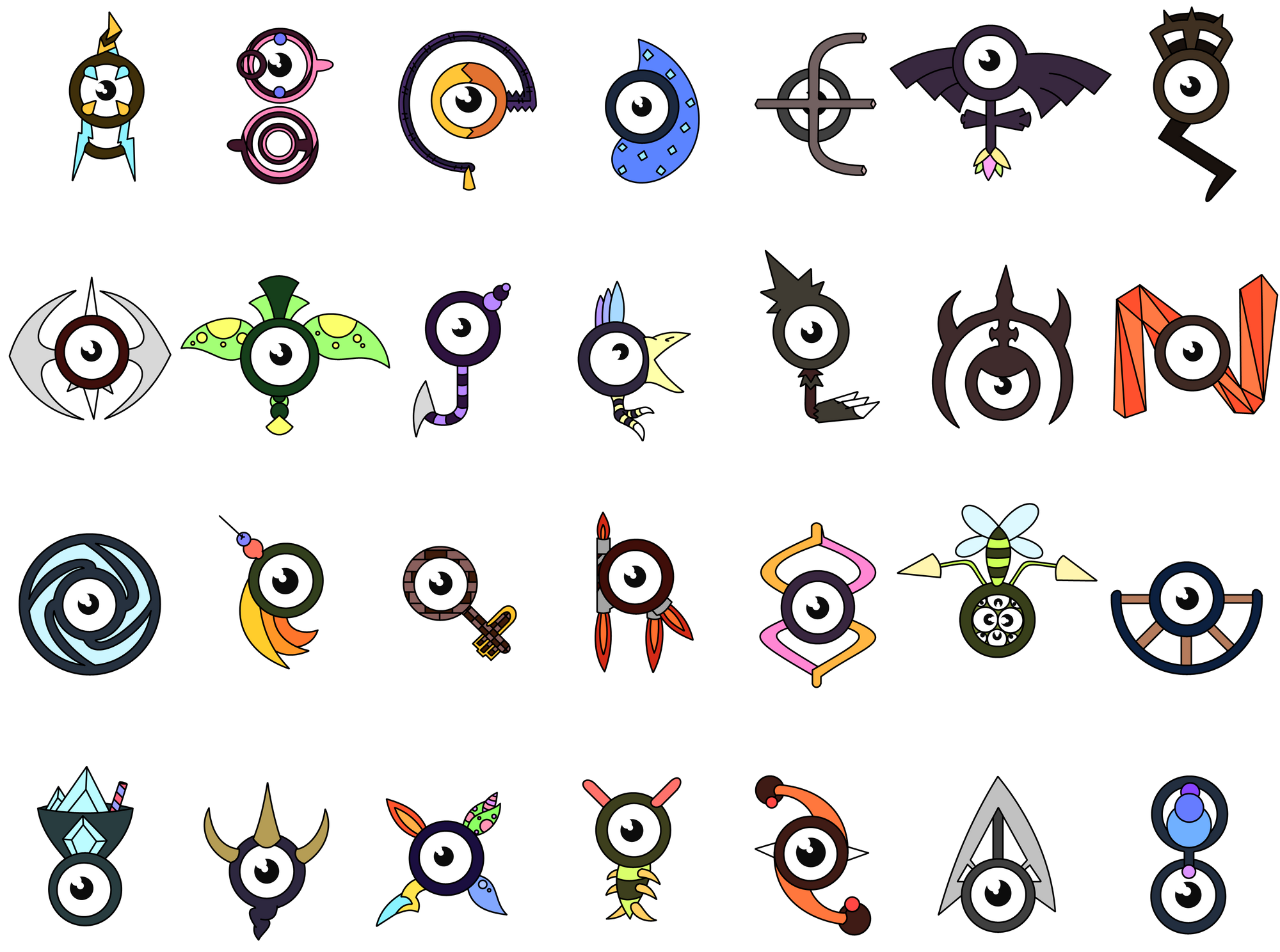 Unown Evolution Chart