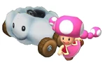 Toadette Kart Artwork