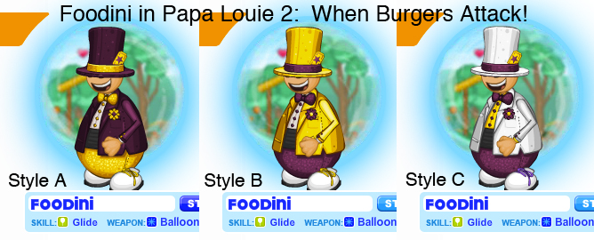 papa louie 2 characters