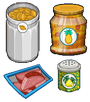 Summer luau toppings (pastaria)