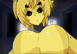 Five nights in anime golden freddy kiss Five nights in anime golden freddy kiss