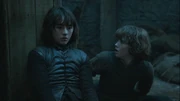 Rickon shocked when bran wargs