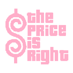 Image The Price is Right Logo with Trimmed Letters in Pink png Game
