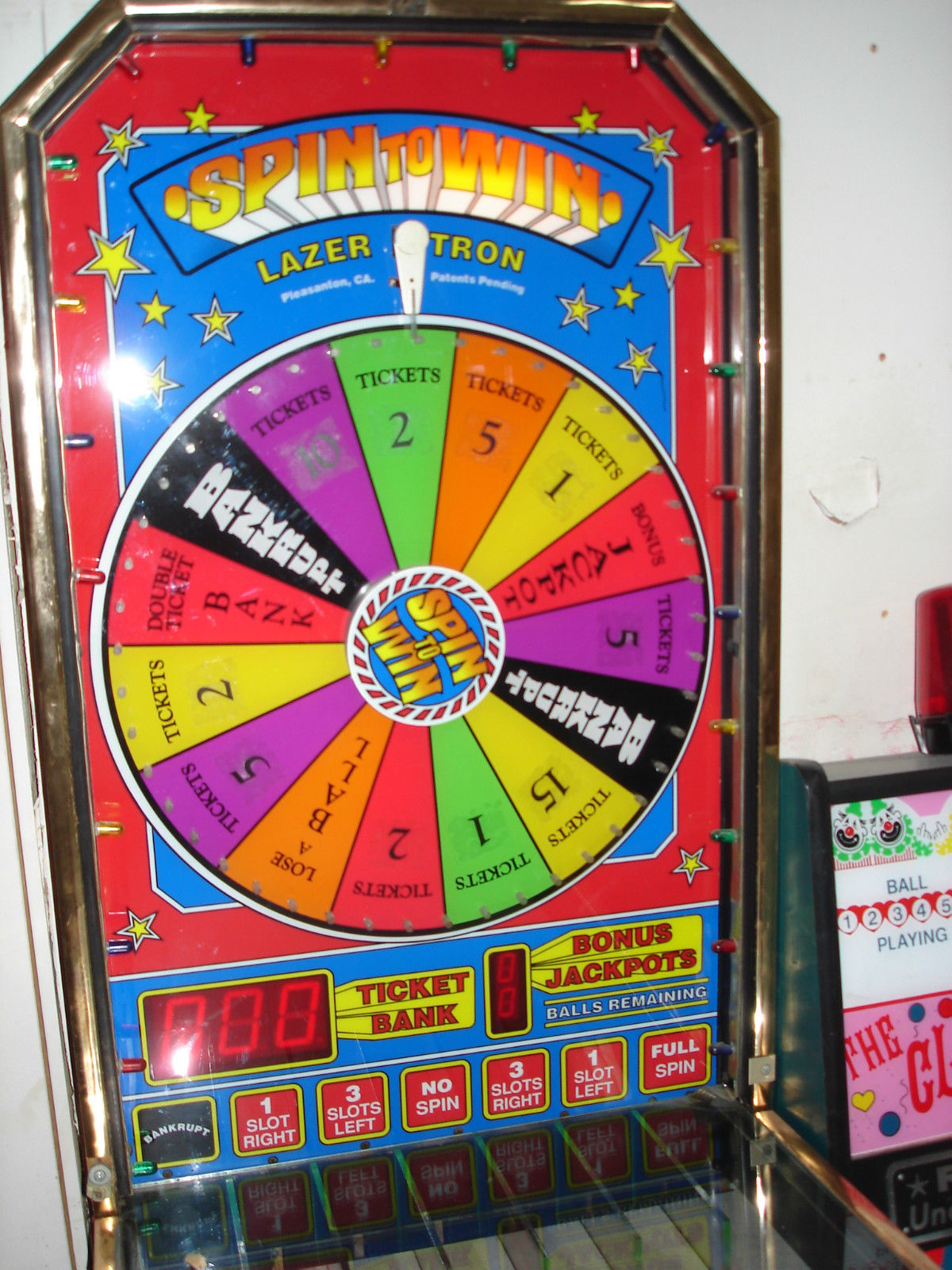 spin n win arcade game