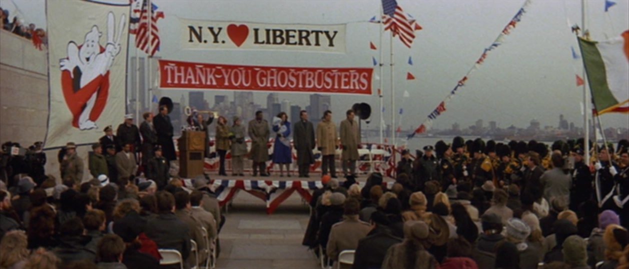 Ghostbusters II (Deleted Scene) Statue of Liberty Back in Place