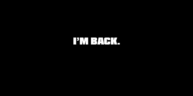 Image result for im back gif