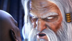 Zeus mata Kratos GOW2