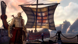 Kratos llega a la isla de Delos.jpg