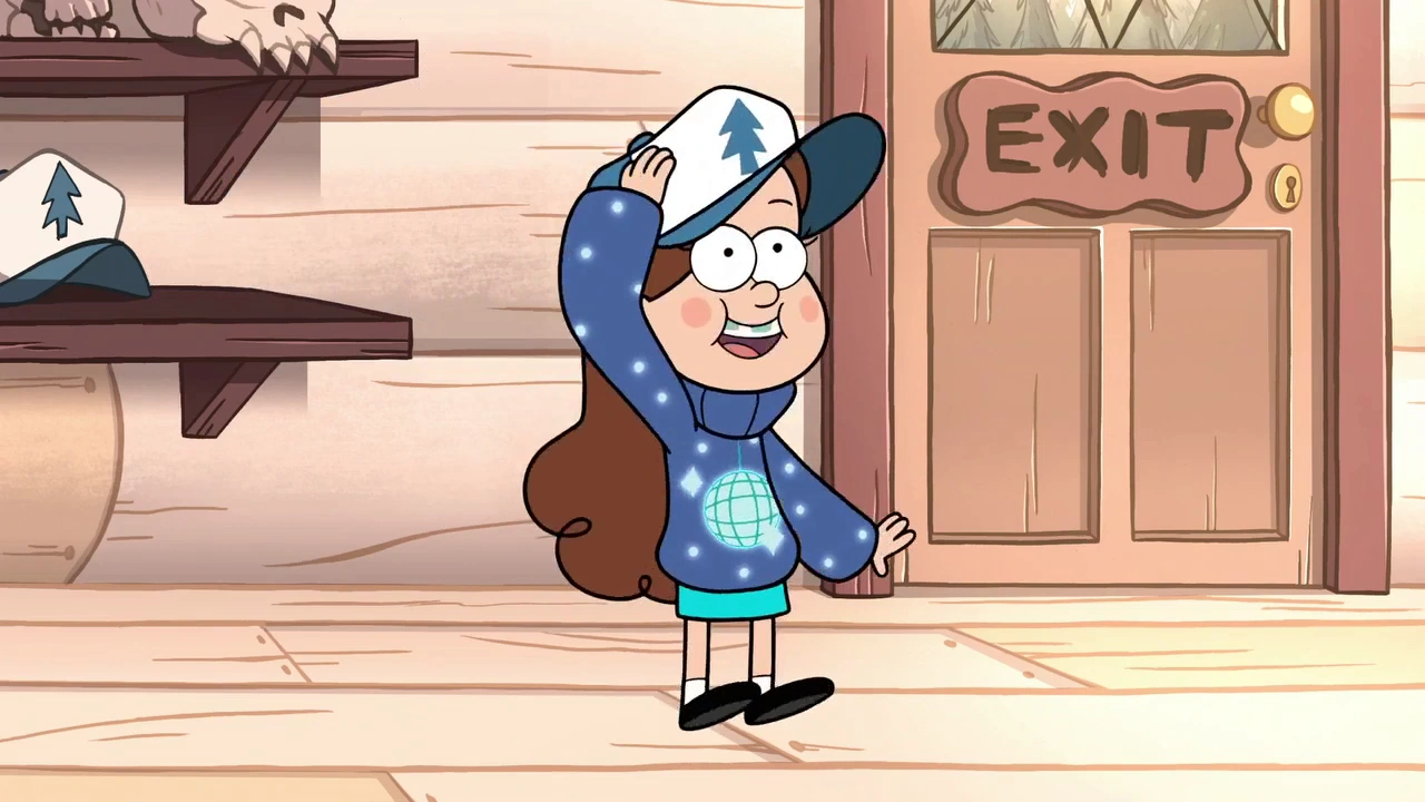 Image S1e18 mabel in dipper hat.png Gravity Falls Wiki FANDOM