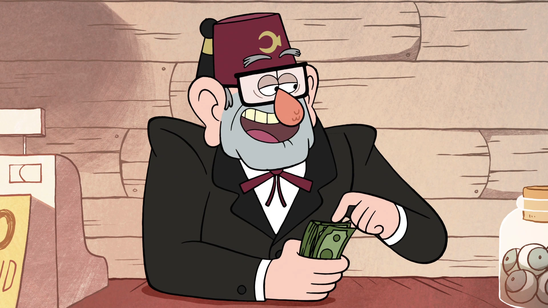 Image S1e1 Stan with money.png Gravity Falls Wiki Fandom powered