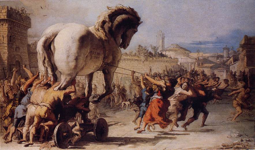 What caused the Trojan War?