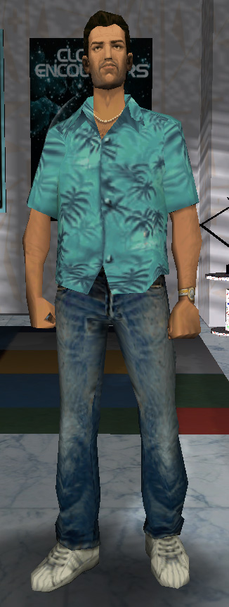 Standard Tommy in HD for GTA Vice City