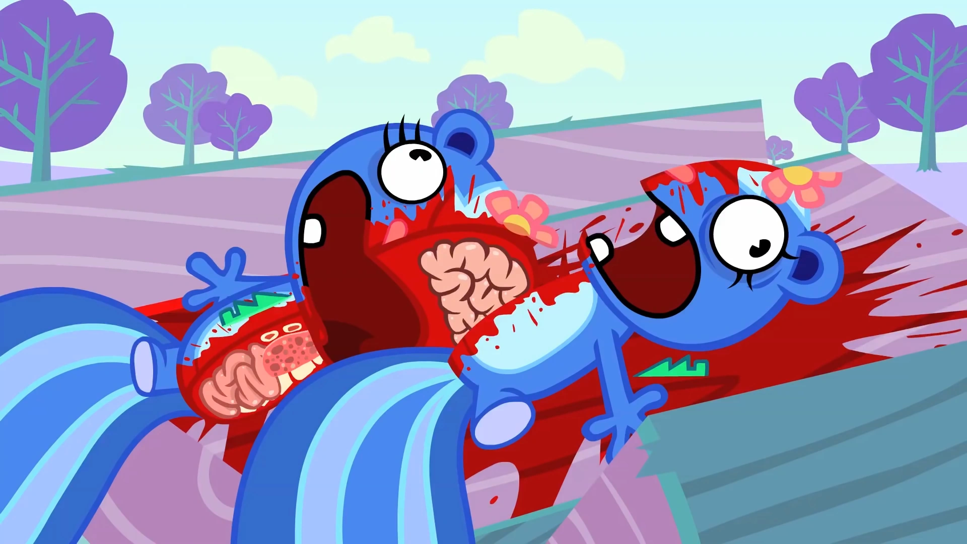 Image LBE5 Dead Petunia.png Happy Tree Friends Wiki Fandom