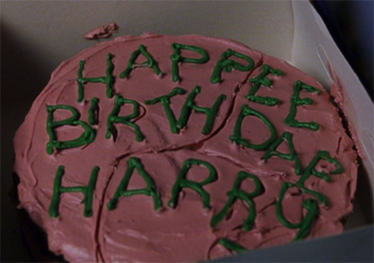 harry potter birthday cake