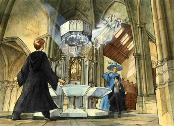 Image - Entrance to the Chamber of Secrets (Concept Artwork for the HP2 ...