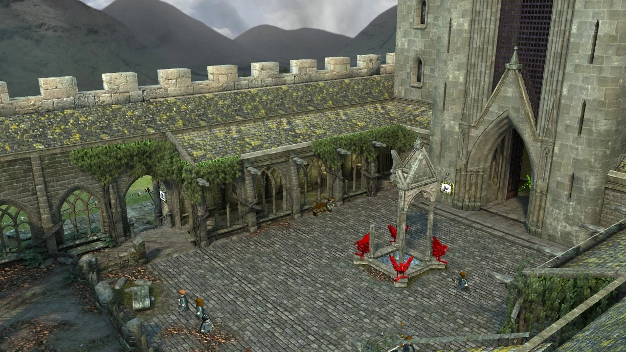Image Lego2 Hogwarts courtyard.jpg Harry Potter Wiki FANDOM