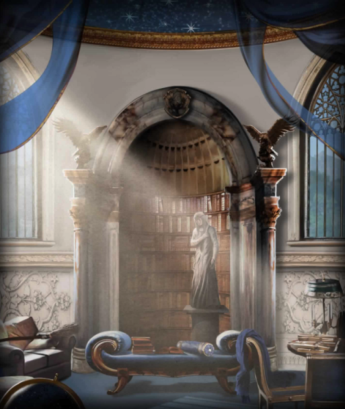 Image of the Ravenclaw Common room