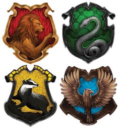 Resultado de imagen de hogwarts houses