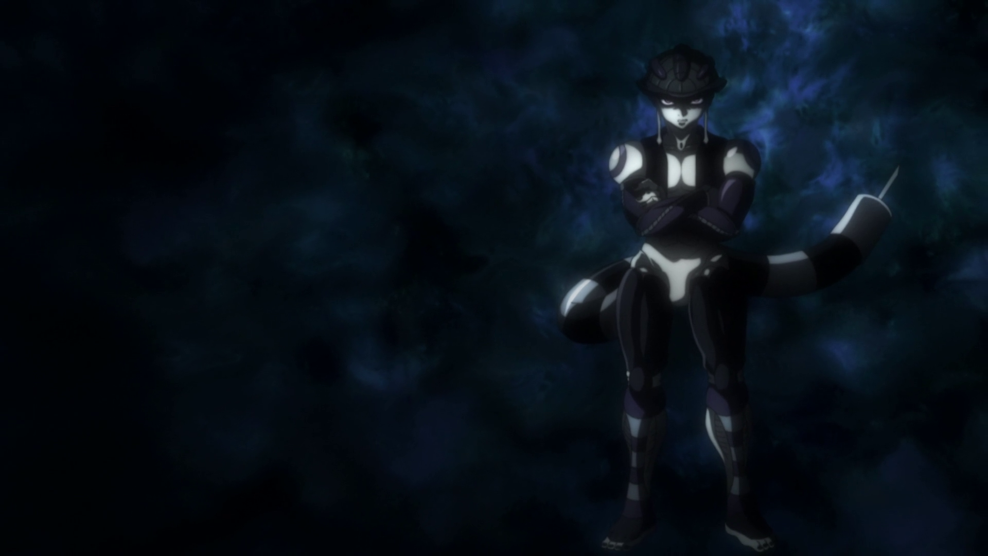 Image - Meruem while trying to retrieving his memories.png