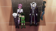 Gon và Killua bắt bởi Phantom Troupe
