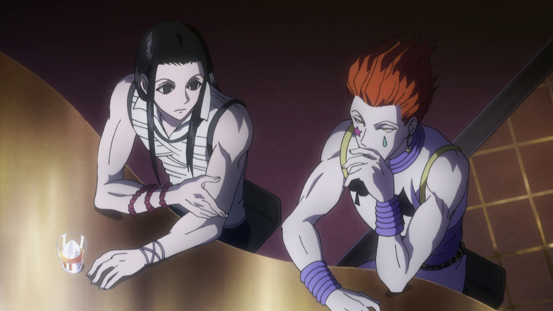 Image result for Hunter x Hunter illumi and hisoka