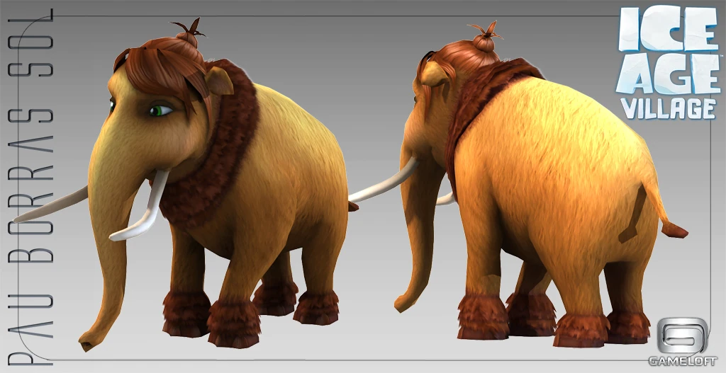 Image 3D Model of Peaches for Ice Age Village.jpeg Ice Age Wiki