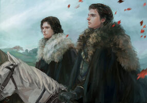 Robb stark jon snow by aprilis420-d5mnt72