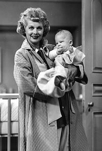 Lucy and Ronald as Baby Ricky