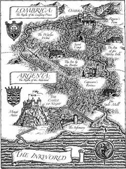 Lombrica and Argenta map