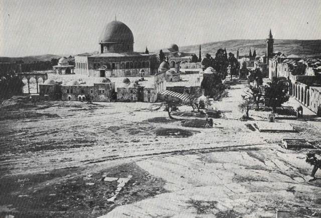 קובץ:Empty Land of Israel (Canaan a.k.a. ''Palestine'') during the 19th Century. Temple Mount, Jerusalem. Via Facebook.jpg