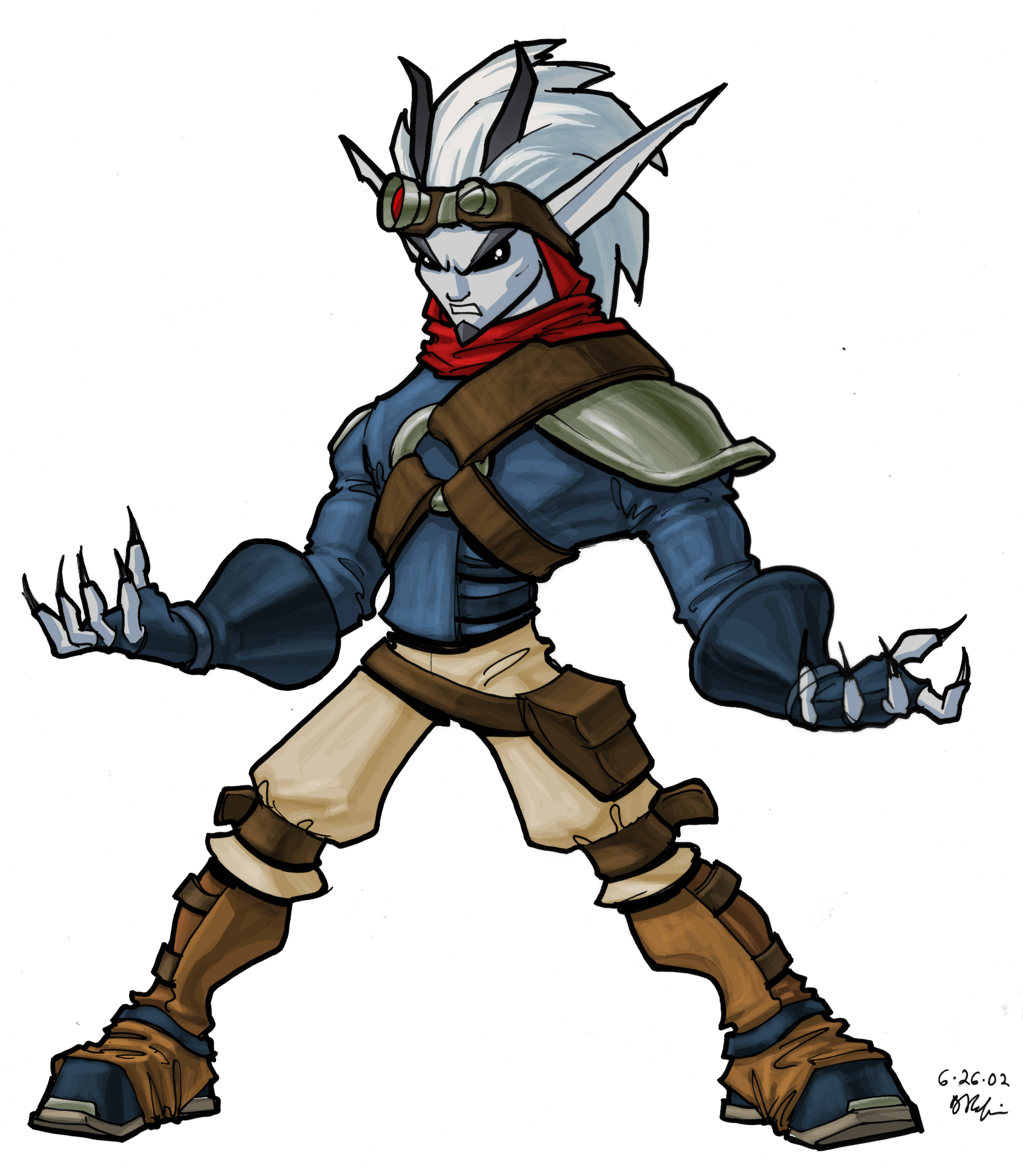 Image - Dark Jak from Jak II concept art.png | Jak and Daxter Wiki ...