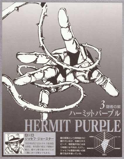 a universal time hermit purple a universal time hermit purple