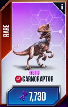 Carnoraptor | Jurassic World The mobile game Wikia | Fandom powered by