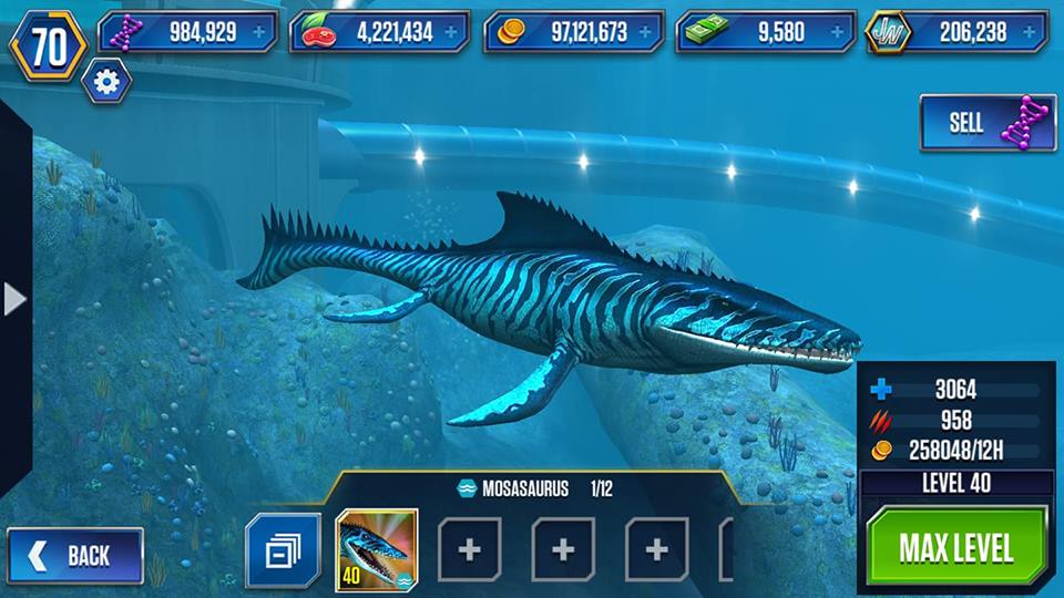jurassic park builder mosasaurus