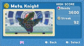 KEY Meta Knight level