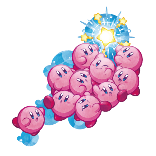 Archivokirby Mass Attack Artwork 1png Kirbypedia Fandom Powered By Wikia