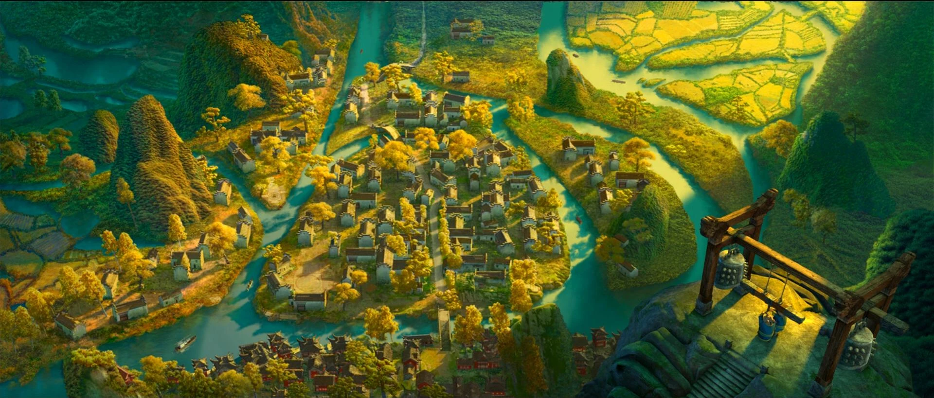 Po's village | Kung Fu Panda Wiki | Fandom powered by Wikia