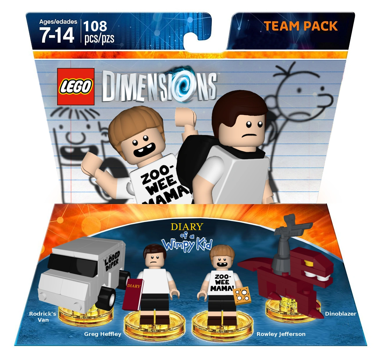 CategoryDiary of a Wimpy Kid Sets LEGO Dimensions Customs Community