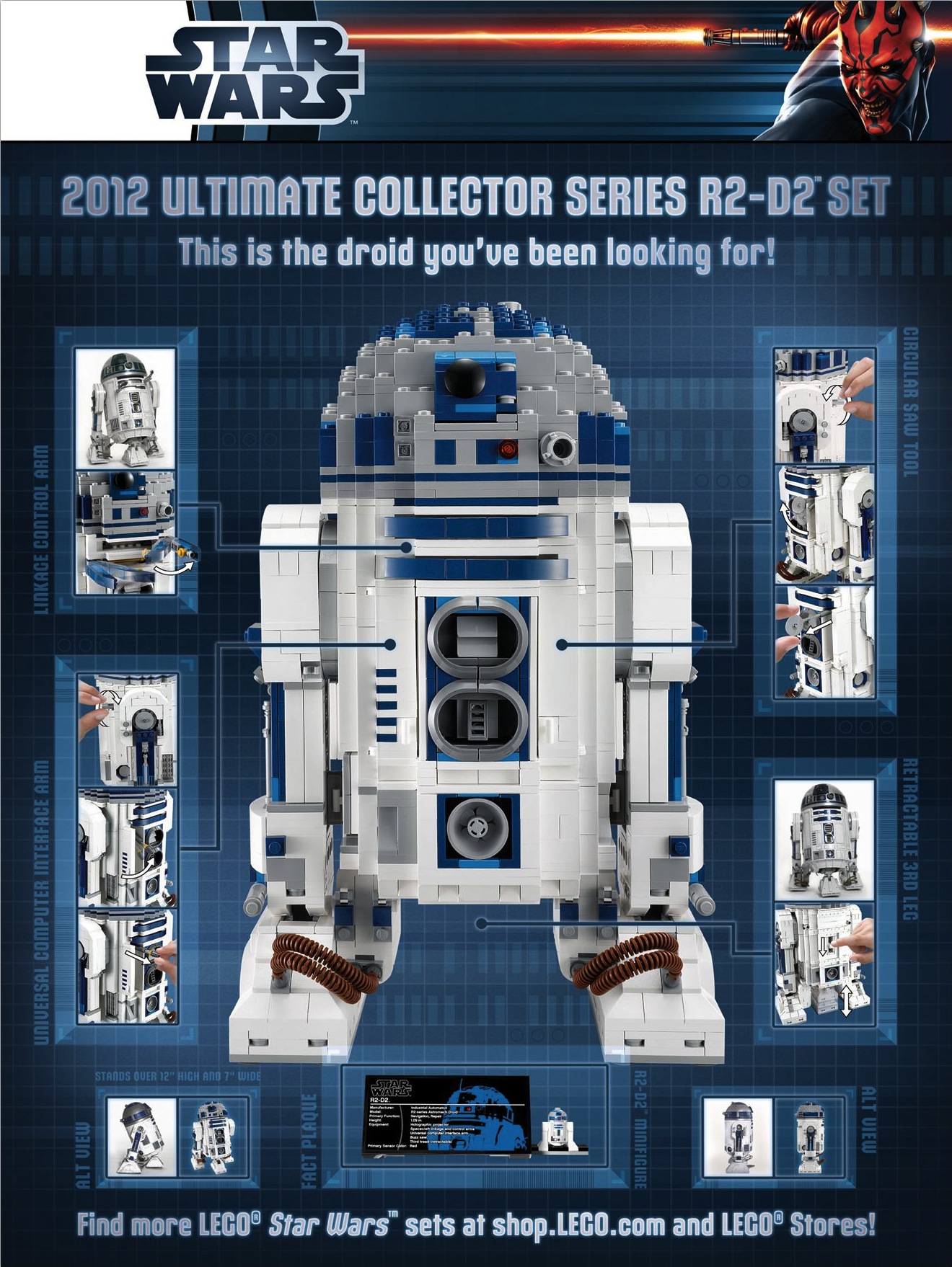 lego r2 d2 2012