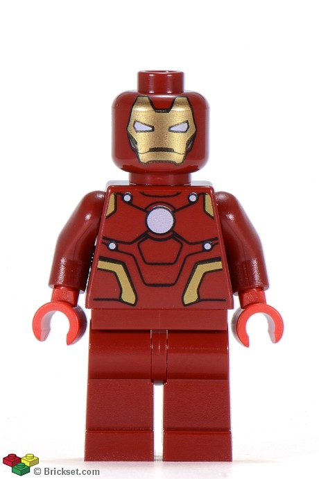 lego comic con iron man