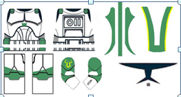 clone trooper lego decals