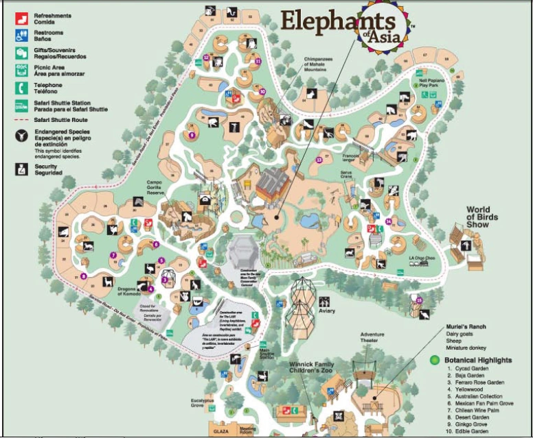 Los Angeles Zoo List of Major Zoos in the U.S. Wiki FANDOM powered