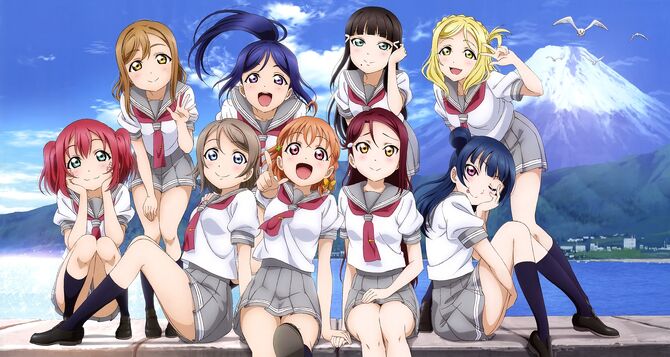 Resultado de imagem para LOVE LIVE SUNSHINE