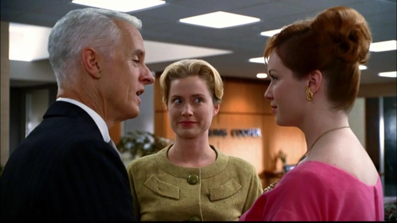 Image Roger and joan in red in the face.jpg Mad Men Wiki Fandom