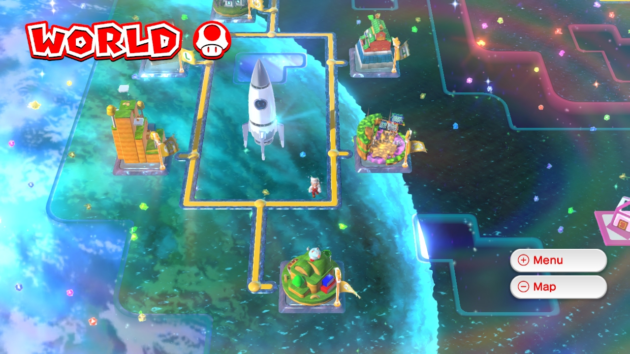 how to get to the mushroom world in new super mario bros 2