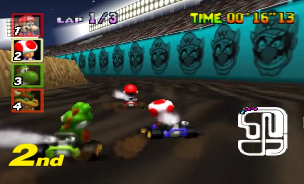 Wario Stadium (N64) Mario Kart Racing Wiki FANDOM powered by Wikia
