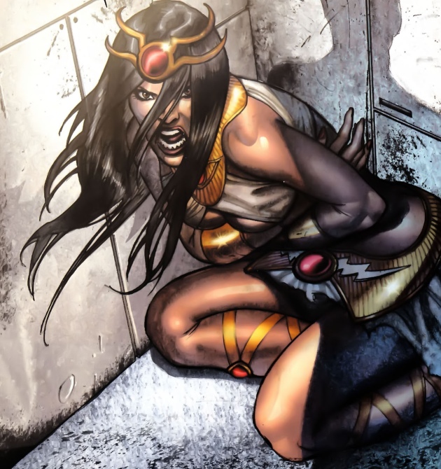 Iside furiosa dopo la resurrezione in Titans: Hunt